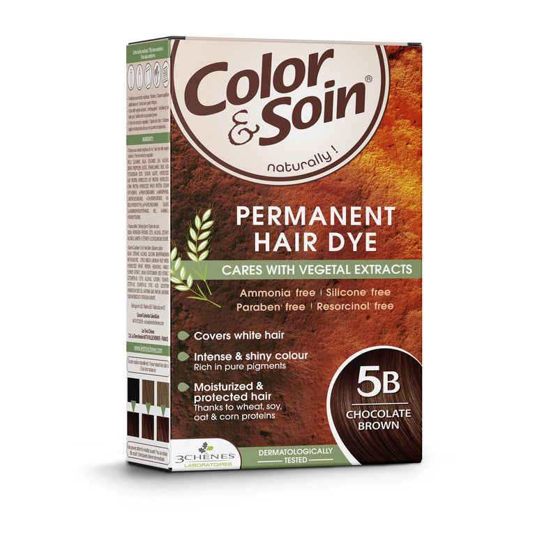 COLOR & SOIN ammoniaagivaba juuksevärv 5B šokolaadipruun 135 ml, nuotrauka Nr. 3