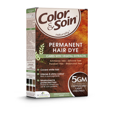 COLOR &amp; SOIN ammoniaagivaba juuksevärv 5GM Cappuccino Light Chestnut 135 ml