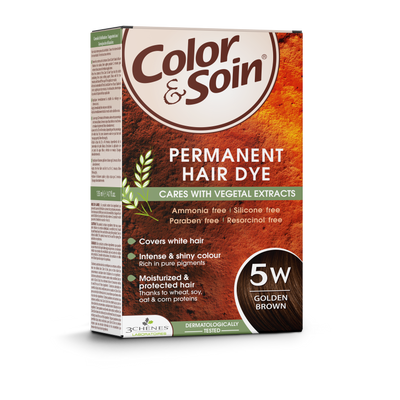 COLOR &amp; SOIN ammoniaagivaba juuksevärv 5W kuldpruun 135 ml