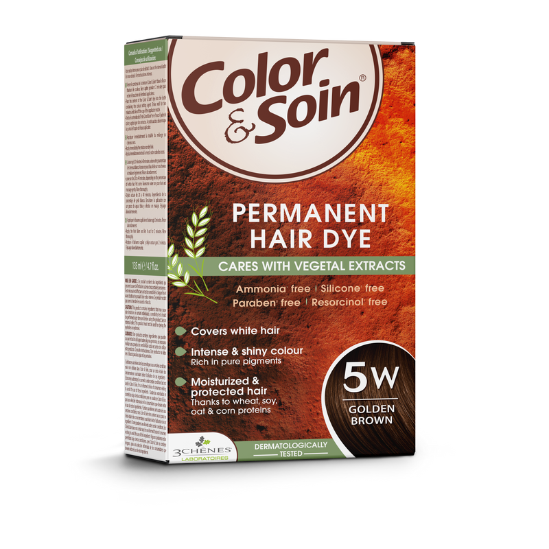 COLOR &amp; SOIN ammoniaagivaba juuksevärv 5W kuldpruun 135 ml, nuotrauka Nr. 1