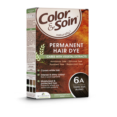 COLOR &amp; SOIN ammoniaagivaba juuksevärv 6A Tume Tuhkblond 135 ml