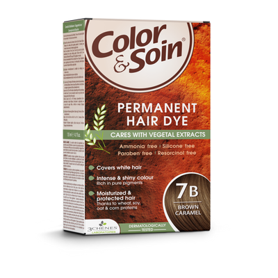 COLOR &amp; SOIN ammoniaagivaba juuksevärv 7B Pruun Karamell 135 ml