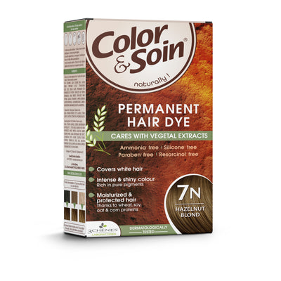 COLOR & SOIN ammoniaagivaba juuksevärv 7N Sarapuublond 135 ml