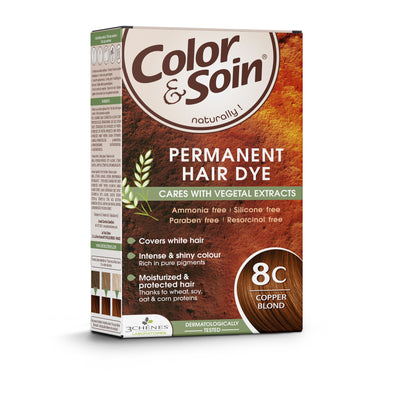 COLOR & SOIN ammoniaagivaba juuksevärv 8C vaskblond 135 ml