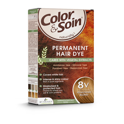 COLOR &amp; SOIN ammoniaagivaba juuksevärv 8V Veneziano Blond 135 ml