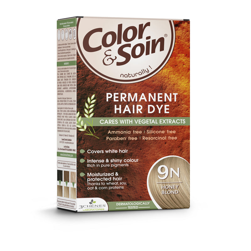 COLOR & SOIN ammoniaagivaba juuksevärv 9N meeblond 135 ml, nuotrauka Nr. 3