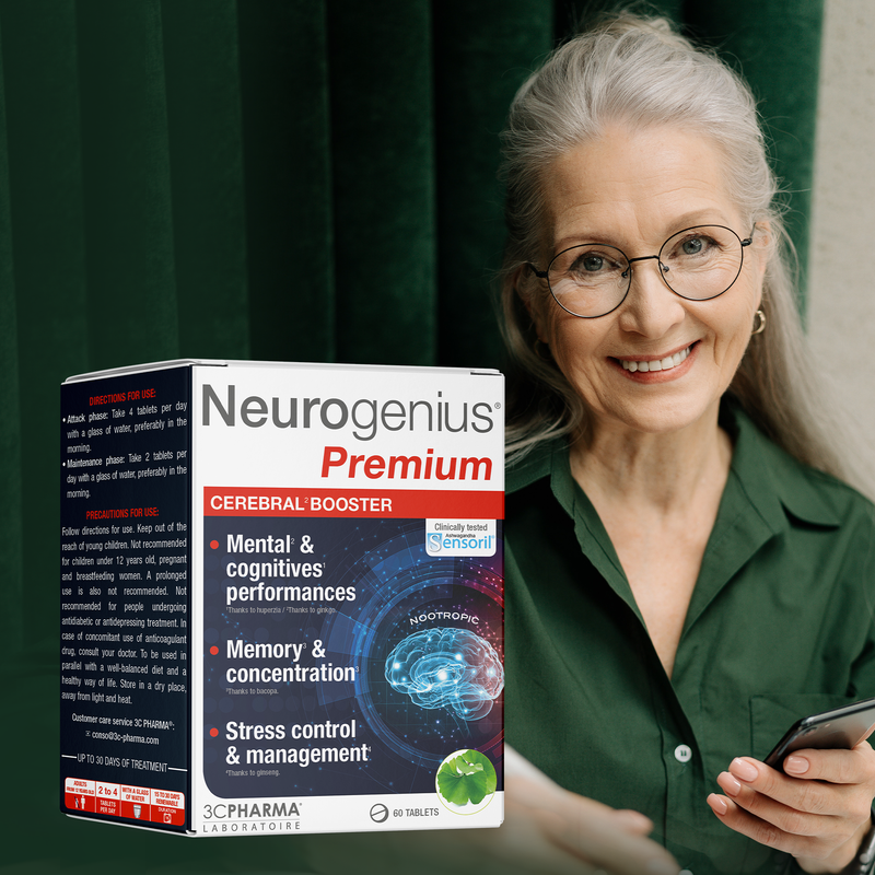 3C PHARMA Neurogenius Premium, tabletid N60, nuotrauka Nr. 3