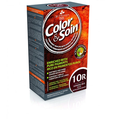 COLOR & SOIN ammoniaagivaba juuksevärv 10R Säravpunane 135 ml