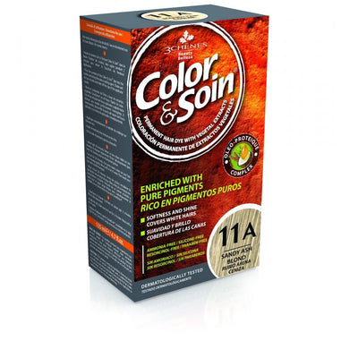 COLOR & SOIN ammoniaagivaba juuksevärv 11A Liivane tuhkblond 135 ml