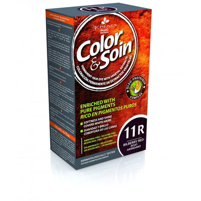 COLOR & SOIN ammoniaagivaba juuksevärv 11R mustikapunane 135 ml