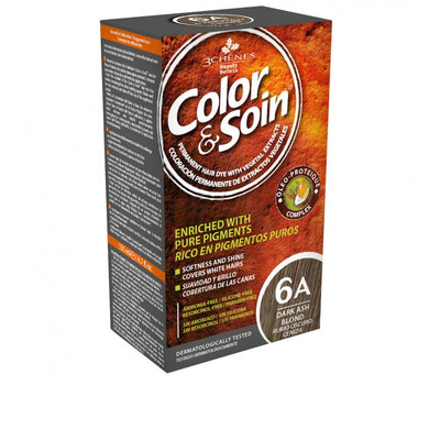 COLOR &amp; SOIN ammoniaagivaba juuksevärv 6A Tume Tuhkblond 135 ml