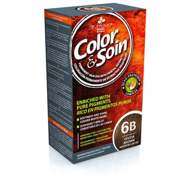 COLOR & SOIN ammoniaagivaba juuksevärv 6B kakaopruun 135 ml