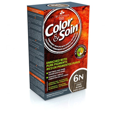 COLOR & SOIN ammoniaagivaba juuksevärv 6N Tumeblond 135 ml