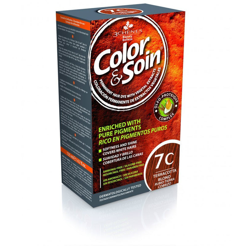 COLOR &amp; SOIN ammoniaagivaba juuksevärv 7C Terrakota 135 ml, nuotrauka Nr. 1