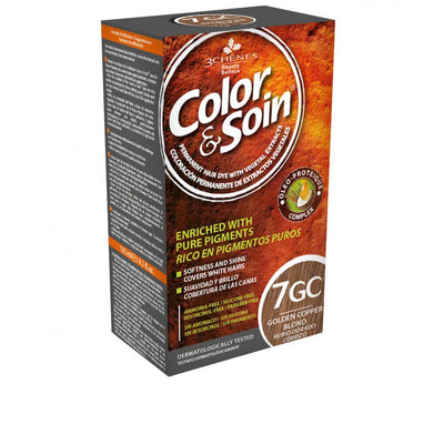COLOR &amp; SOIN ammoniaagivaba juuksevärv 7GC kuldne vaskblond 135 ml