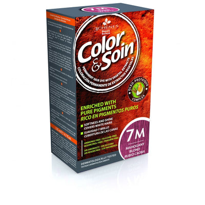 COLOR & SOIN ammoniaagivaba juuksevärv 7M mahagoniblond 135 ml