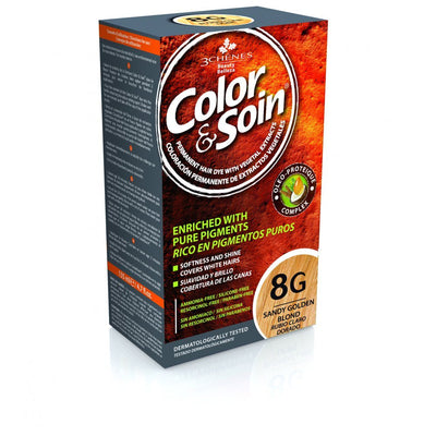 COLOR &amp; SOIN ammoniaagivaba juuksevärv 8G Liivakas Kuldne Blond 135 ml