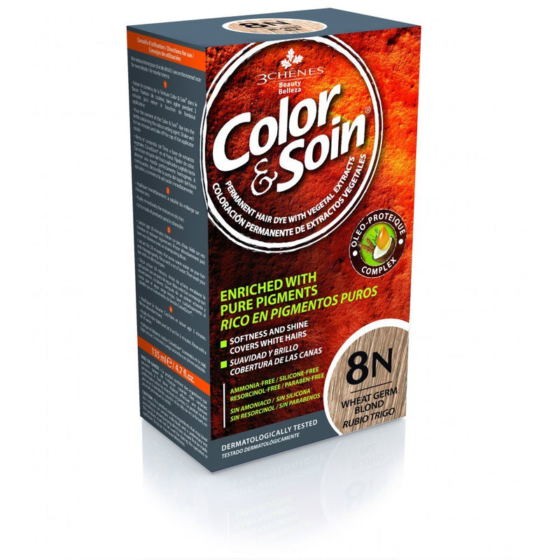 COLOR &amp; SOIN ammoniaagivaba juuksevärv 8N nisuidublond 135 ml, nuotrauka Nr. 1