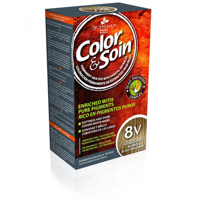 COLOR &amp; SOIN ammoniaagivaba juuksevärv 8V Veneziano Blond 135 ml