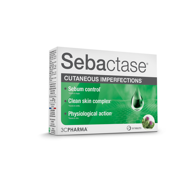 3C PHARMA Sebactase tabletid N30, nuotrauka Nr. 1